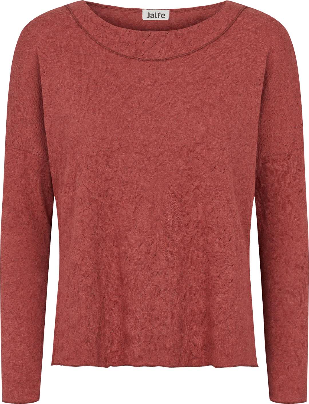 Oversize pullover jacquard organic cotton